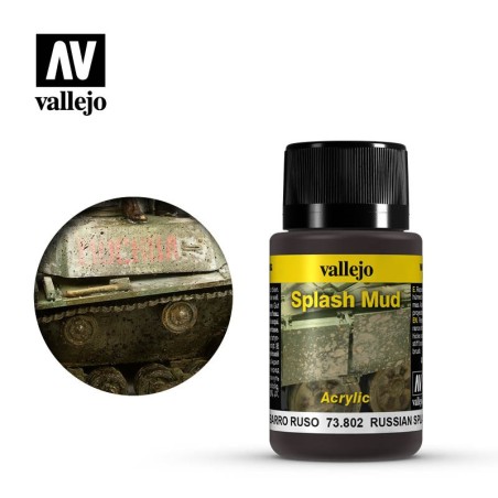 Weathering effects, efectos barro ruso. Bote de 40 ml. Marca Vallejo. Ref: 73.802.