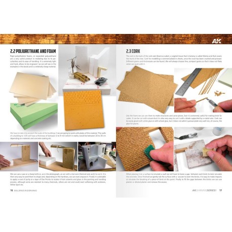 Como hacer edificios en dioramas – LEARNING 9. Marca AK Interactive. Ref: AK257.