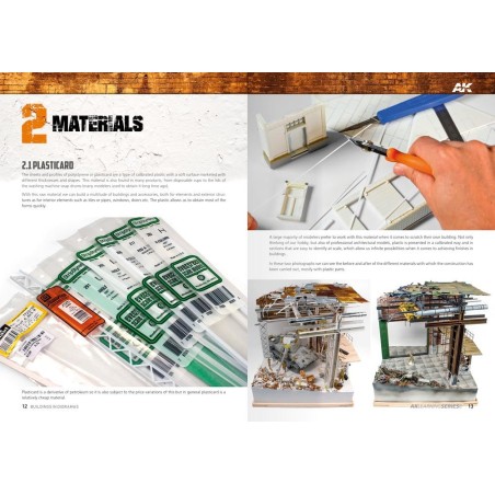 Como hacer edificios en dioramas – LEARNING 9. Marca AK Interactive. Ref: AK257.