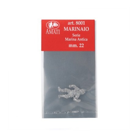 Figura marinero 22 mm. Escala 1:86 a 1:72. Marca Amati. Ref: 8001.