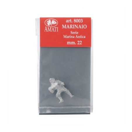 Figura marinero 22 mm. Escala 1:86 a 1:72. Marca Amati. Ref: 8003.