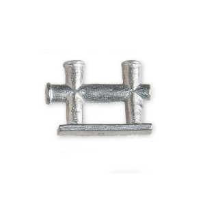Bita doble con base de 22 mm ( 2 uds ). Marca Artesanía Latina. Ref: 8731.