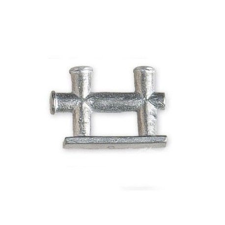 Bita doble con base de 22 mm ( 2 uds ). Marca Artesanía Latina. Ref: 8731.