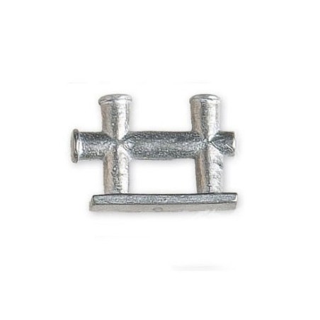 Bita doble con base de 22 mm ( 2 uds ). Marca Artesanía Latina. Ref: 8731.
