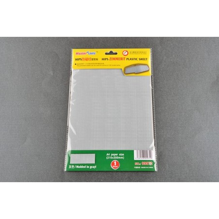 Zimmerit plastic Sheet, A4. Escala 1:35. Marca Trumpeter. Ref: 09972.