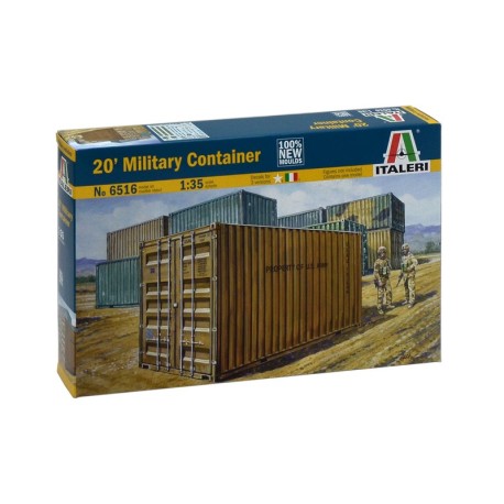 20’ Military Container. Escala 1:35. Marca Italeri. Ref: 6516.