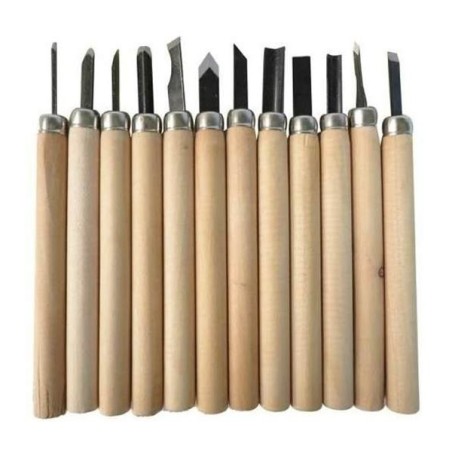 Set de 12 Gubias, para madera. Marca Dismoer. Ref: 20070.