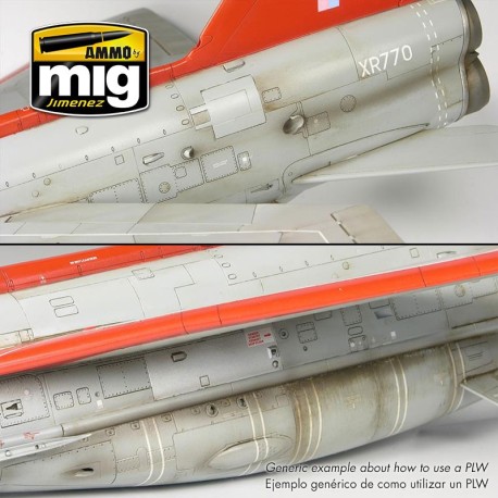 Panel line wash, PLW black night. Bote de 35 ml. Marca Ammo of Mig Jimenez. Ref: AMIG1611.