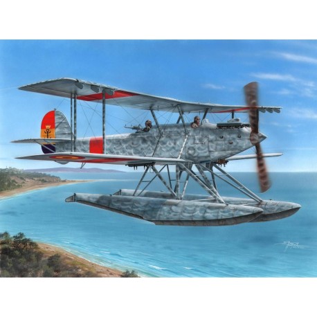 Vickers / CASA tipo 245 español vildebeest with floats. Calcas españolas. Escala 1:72. Marca Special Hobby. Ref: 72241.