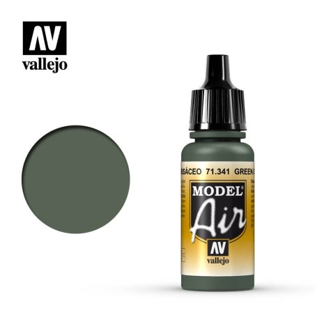 Acrilico Model air, Verde grisáceo. Bote 17 ml. Marca Vallejo. Ref: 71.341.