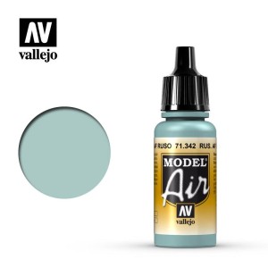 Acrilico Model air, Azul Claro AF Ruso. Bote 17 ml. Marca Vallejo. Ref: 71.342.