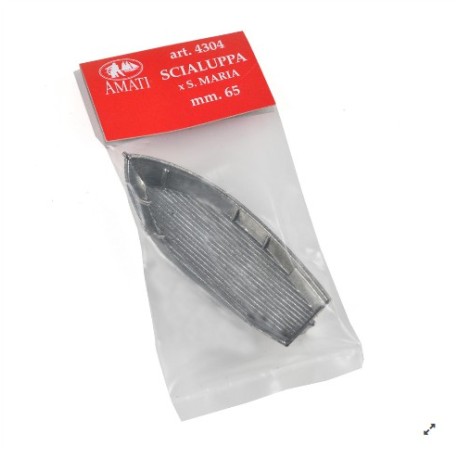 Balsas salvavidas de Santa Maria. 65mm.  Paquete de 1 unidad. Marca Amati. Ref: 4304.