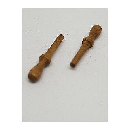 Cabilla de nogal 14mm. 20 unidades. Marca Amati. Ref: 4104/14.