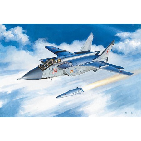 Mig 31BM mit KH-47M2. Escala 1:48. Marca Hobby boss. Ref: 81770.