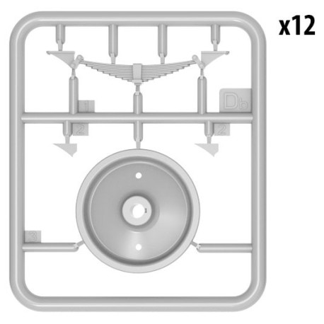 Wheels Railroad. Escala 1:35. Marca Miniart. Ref: 35607.