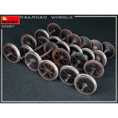 Wheels Railroad. Escala 1:35. Marca Miniart. Ref: 35607.