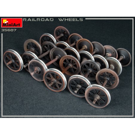 Wheels Railroad. Escala 1:35. Marca Miniart. Ref: 35607.