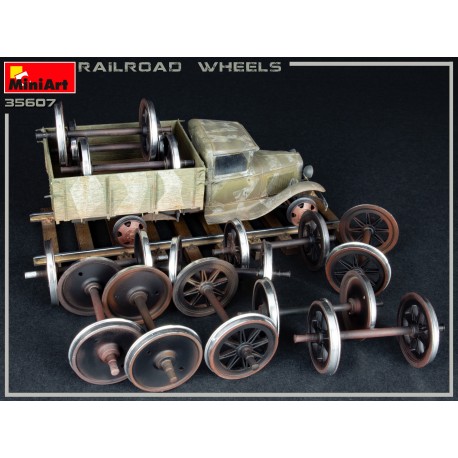 Wheels Railroad. Escala 1:35. Marca Miniart. Ref: 35607.