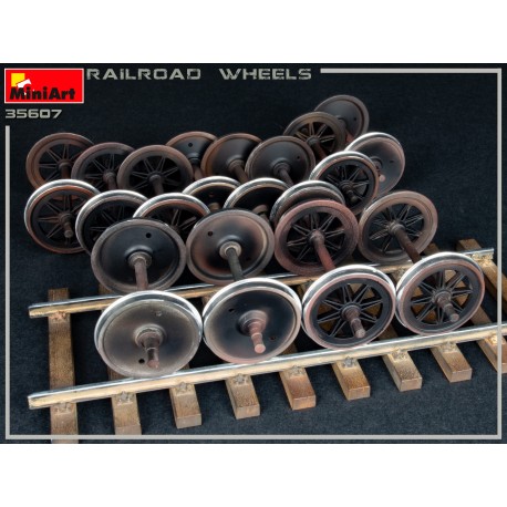 Wheels Railroad. Escala 1:35. Marca Miniart. Ref: 35607.