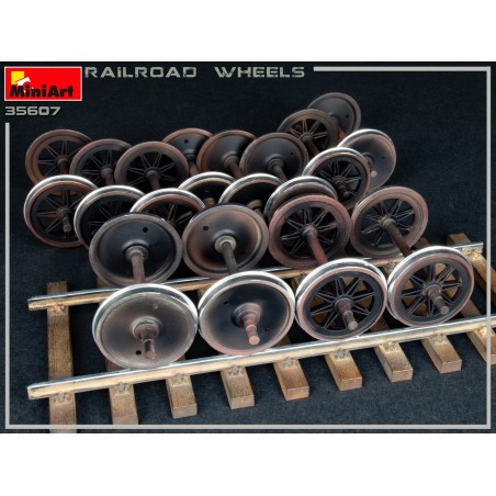 Wheels Railroad. Escala 1:35. Marca Miniart. Ref: 35607.