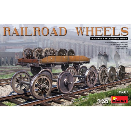 Wheels Railroad. Escala 1:35. Marca Miniart. Ref: 35607.