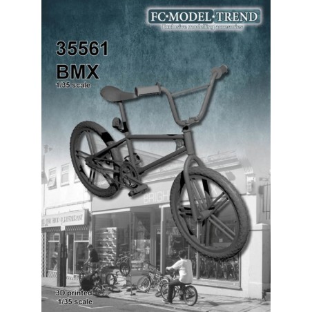 BMX bicicleta. Escala 1:35. Marca FCmodeltrend. Ref: 35561.