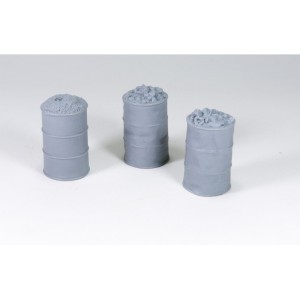 Barriles metálicos. Escala 1:35. Marca Macone. Ref: MAC35177. 2