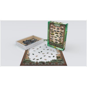 History of Tanks. Puzzle Vertical, 1000 pz. Marca Eurographics. Ref: 6000-0381. 2
