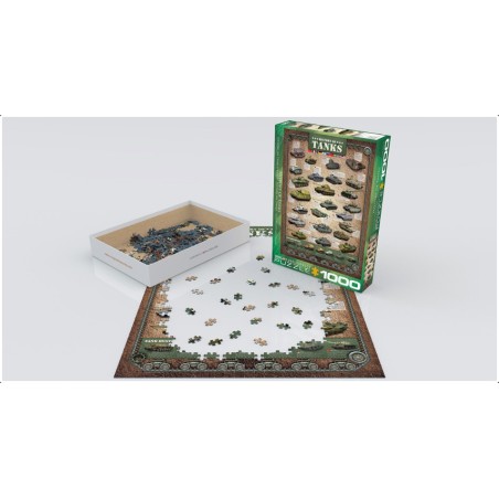 History of Tanks. Puzzle Vertical, 1000 pz. Marca Eurographics. Ref: 6000-0381.
