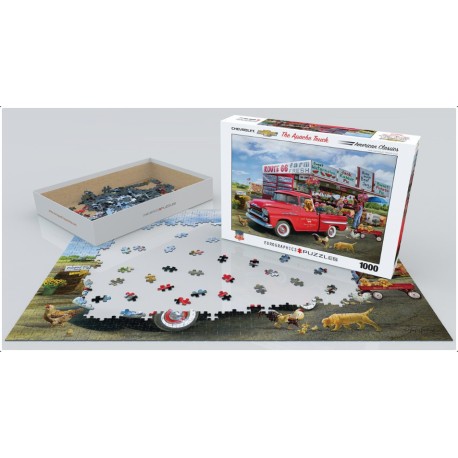 The Apache Truck. Puzzle Horizontal, 1000 pz. Marca Eurographics. Ref: 6000-5337.