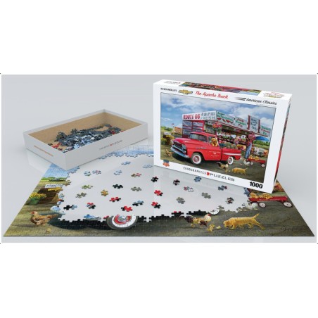 The Apache Truck. Puzzle Horizontal, 1000 pz. Marca Eurographics. Ref: 6000-5337.
