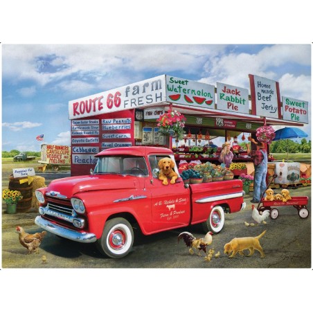 The Apache Truck. Puzzle Horizontal, 1000 pz. Marca Eurographics. Ref: 6000-5337.