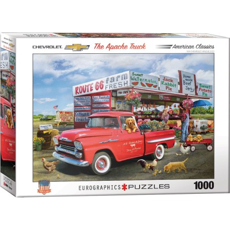 The Apache Truck. Puzzle Horizontal, 1000 pz. Marca Eurographics. Ref: 6000-5337.