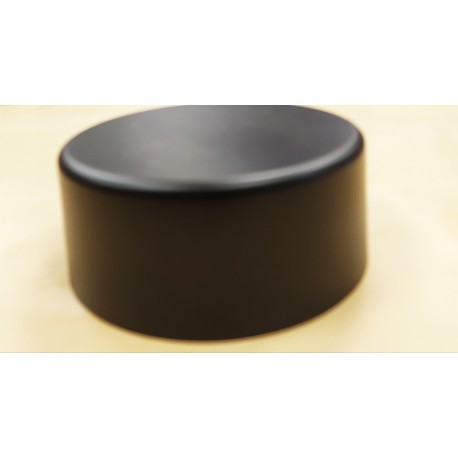 Peana 40mm altura, Redonda  15cm, Negra. Marca Peanas.net. Ref: 9006.