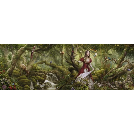 Foerst Song, Cris Oretega. Puzzle horizontal, 1000 pz. Marca Heye. Ref: 29869.
