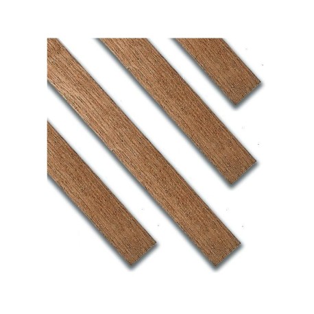 Listones madera sapelly 2 x 7 x 1000 mm. 6 unidades. Marca Dismoer. Ref: 35121.
