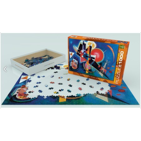 In Blue, Kandinsky. Puzzle horizontal, 1000 pz. Marca Eurographics. Ref: 6000-1897.
