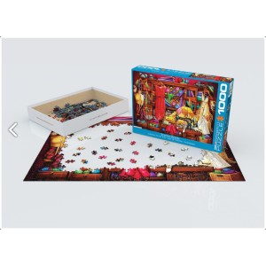 Quilting Craft Room. Puzzle horizontal, 1000 pz. Marca Eurographics. Ref: 6000-5348. 2
