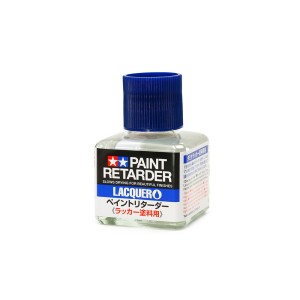 Paint retarder Lacquer, retarda el secado. Bote de 40 ml. Marca Tamiya. Ref: 87198.