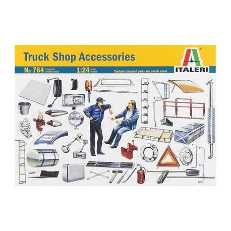 Accesorios para camión. Escala 1:24. Marca Italeri. Ref: 0764.