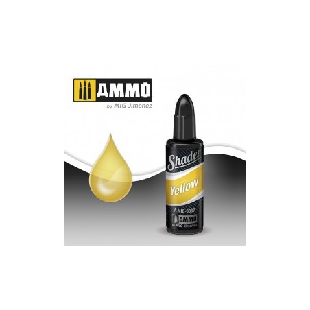 Sombreador Amarillo. Bote 10 ml. Marca Ammo by Mig Jimenez. Ref: AMIG0867.