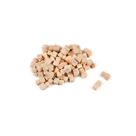 Bolardos de madera 9 mm , ( 10 unds. ). Marca Amati. Ref: 491009.