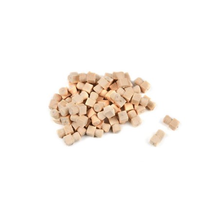 Bolardos de madera 9 mm , ( 10 unds. ). Marca Amati. Ref: 491009.