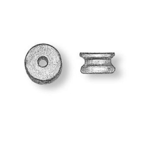 Roldana de polea madera 2,5 mm ( 20 unds. ). Marca Amati. Ref: 428025. 2