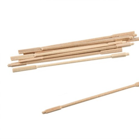 Remos tallados en madera, 110 mm. 10 unds. Marca Amati. Ref: 430711.
