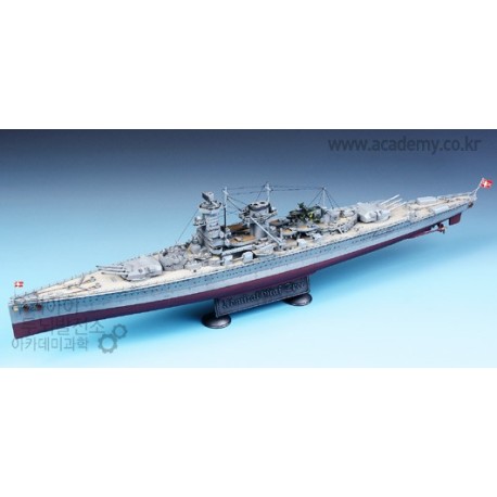 ADMIRAL GRAF SPEE, German Pocket Battleship. Escala: 1:350. Marca: Academy. Ref: 14103.
