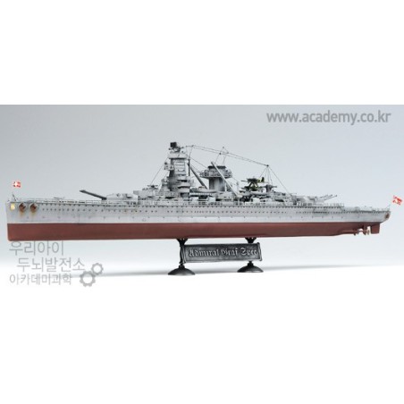 ADMIRAL GRAF SPEE, German Pocket Battleship. Escala: 1:350. Marca: Academy. Ref: 14103.