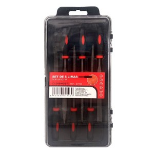 Set de 6 Lmas para madera. Marca  Dismoer. Ref: 20103.
