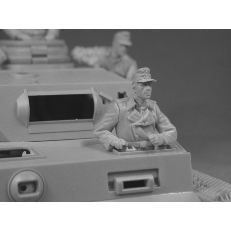 Figuras para Tanque Alemán, Edición Limitada. Escala 1:35. Marca Miniart. Ref: 35283.
