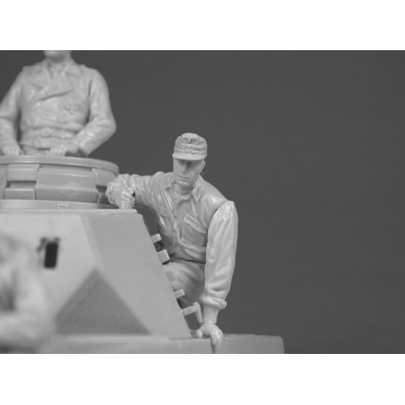 Figuras para Tanque Alemán, Edición Limitada. Escala 1:35. Marca Miniart. Ref: 35283.